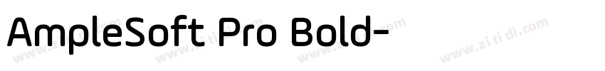AmpleSoft Pro Bold字体转换